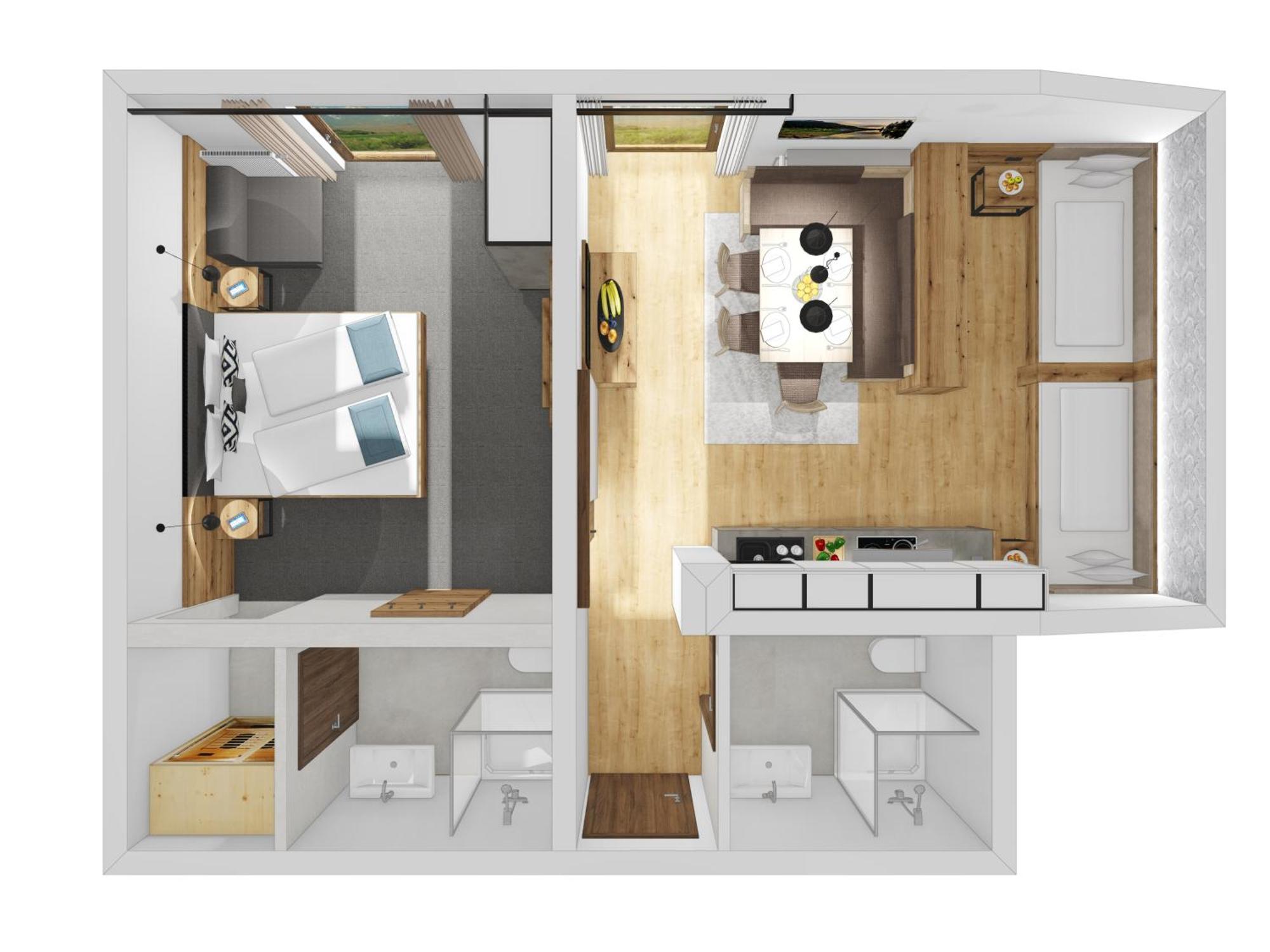 Haus Enzian Apartman Fiss Kültér fotó